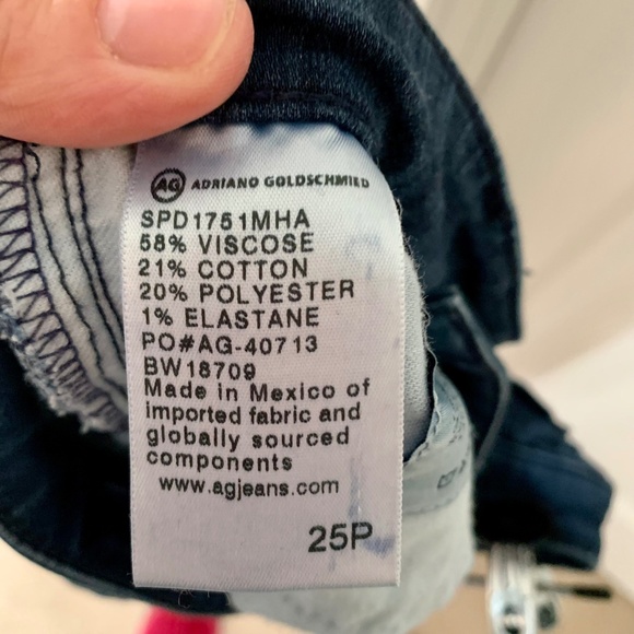 Anthropologie AG Abbey Mid-Rise Super Skinny Petite Jean - Picture 5 of 6